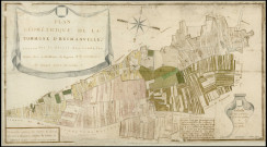 Hecmanville - Plan géométrique de la commune d'Hecmanville contenant le détail des fonds, les noms des possesseurs, la figure et la contenance de chaque pièce de terre. *