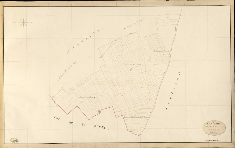 Avrilly. Section C _ de la Fosse du Merisier _ 1re de 2 Feuilles