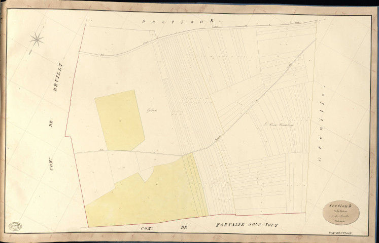 Saint-Vigor. Section D _ de la Couture _ 1re de 2 Feuilles