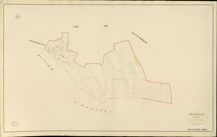 Thuit-Simer (Le). Section A _ de l'Eglise _ 1re de 2 Feuilles
