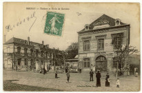 Bernay. Le Théâtre et l'Ecole de Garçons.