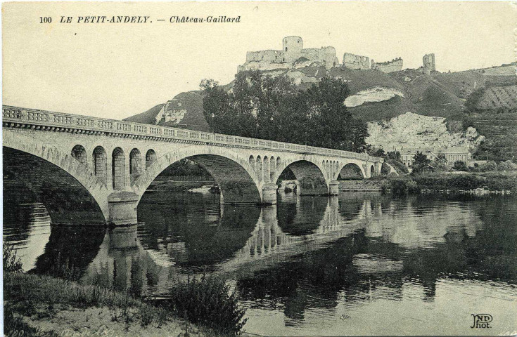 Andelys (Les). Le Petit Andely. - Château Gaillard.