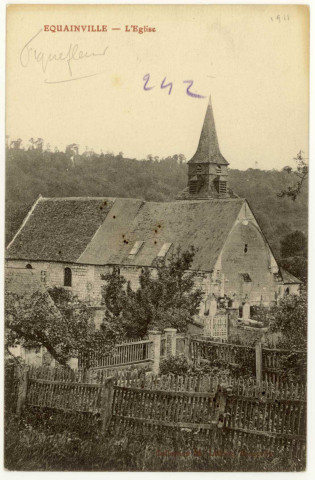 Fiquefleur-Equainville. L'Eglise.