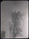 Église d'Ambenay (Eure), statue de Saint-Michel.
