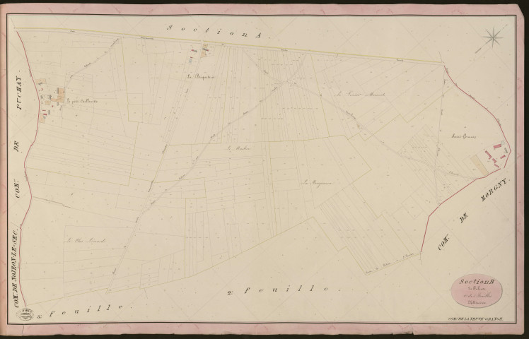 Neuve-Grange (La). Section B _ de Frileuse _ 1re de 3 Feuilles