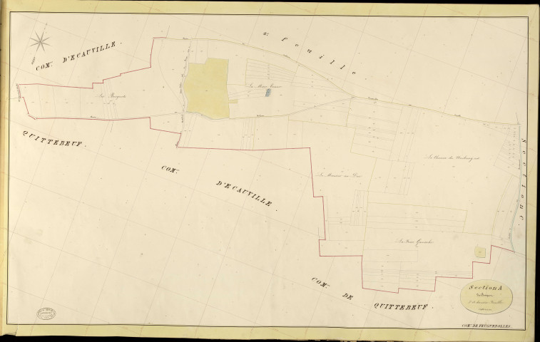 Feuguerolles. Section A _ du Bosquet _ 3e et dernière Feuille
