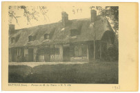 Hauville. Ferme de M. Le Testu.