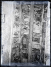 Plafond peint de la nef de l'ancienne église abbatiale de Saint-Savin-sur-Gartempe (Vienne).