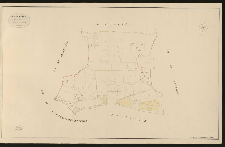 Saint-Nicolas-du-Bosc-l'Abbé. Section A _ du haussey _ 2e et dernière Feuille