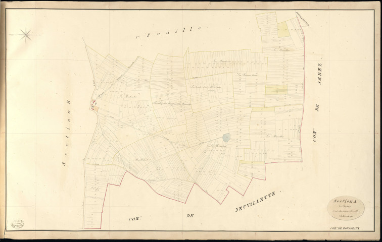 Mousseaux-Neuville. Section A _ du Routoir _ 2e et dernière Feuille