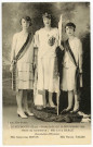 Neubourg (Le). Cavalcade du 10 septembre 1928 - Reine du Commerce : Mlle Lydie Harlé - Demoiselles d'honneur : Mlle Geneviève Boivin - Mlle Denise Valois.