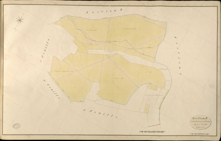 Breuilpont. Section D _ de la Marnière et de Houdan _ 2e de 6 Feuilles