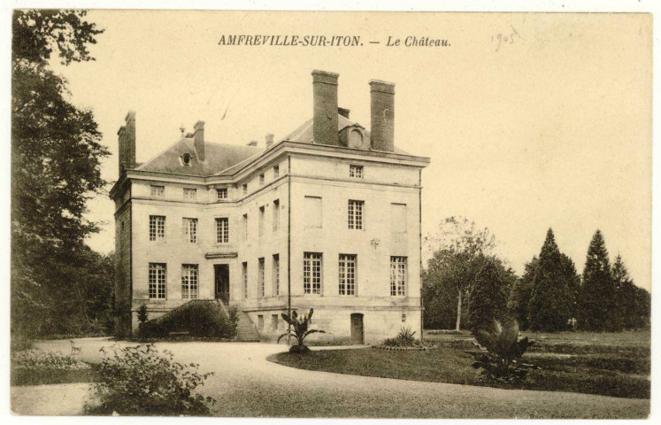 Amfreville-sur-Iton. Le Château.