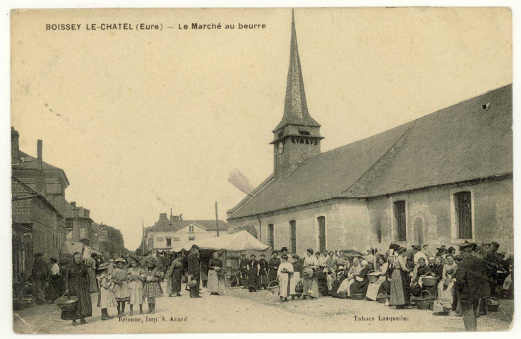 Boissey-le-Châtel. Le Marché au Beurre.
