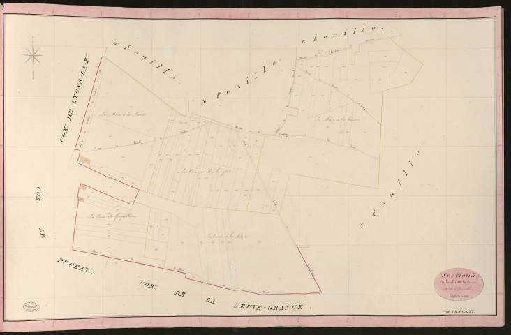 Morgny. Section D _ de Langlet et de la Curie _ 4e de 6 Feuilles