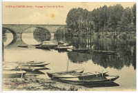 Pont-de-l'Arche. Paysage au bords de la Seine.