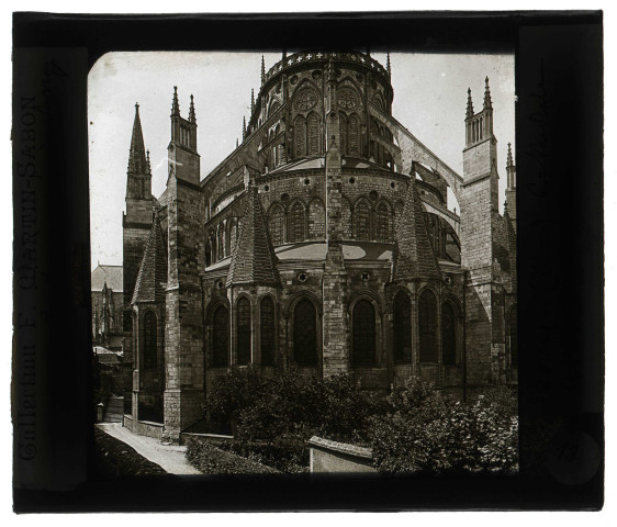 Cathédrale Saint-Étienne de Bourges (Cher), chevet.