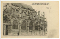 Pont-de-l'Arche. L'Eglise, façade sud (Restauration complète).