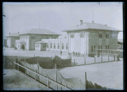 Vue générale de la gare d'Alep (Syrie).