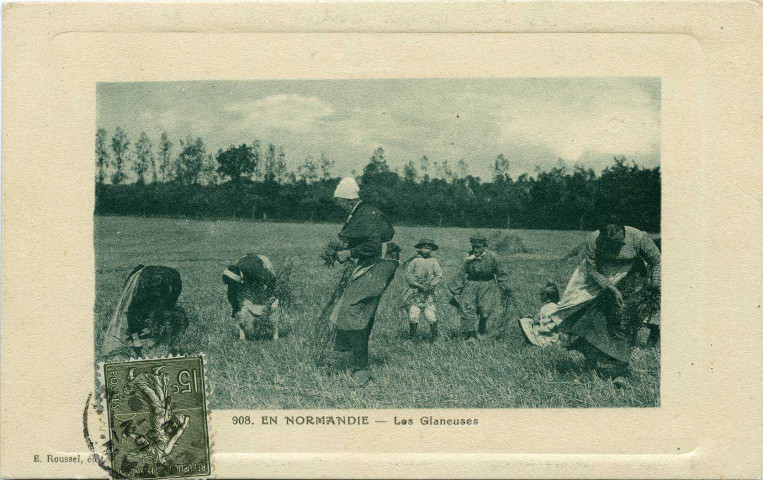 Divers. En Normandie. - Les Glaneuses.