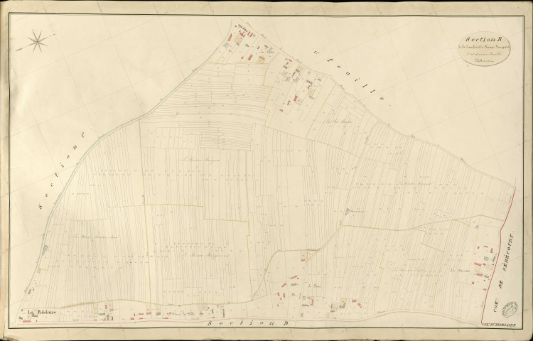 Fidelaire (Le). Section B _ de la Tranchée et du Buisson Bourgeois _ 2e et dernière Feuille