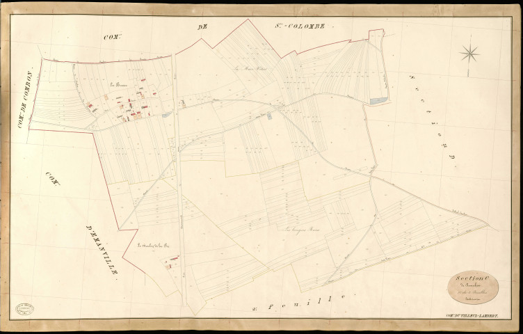 Tilleul-Lambert (Le). Section C _ de Renuchon _ 1re de 2 Feuilles