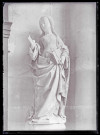 Statue de la Vierge de l'Annonciation de l'église de Guiry-en-Vexin (Val-d'OIse).