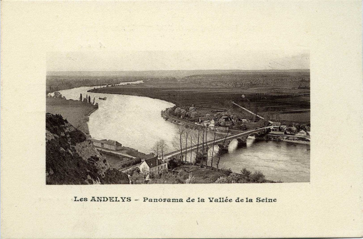 Andelys (Les). Panorama de la Vallèe de la Seine.