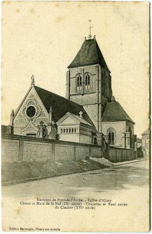 Alizay. Environs de Pont-de-l'Arche. - Eglise d'Alizay.