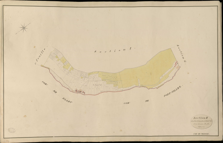 Vernon. Section H _ de la Rue de Normandie et du Grand Val _ 2e et dernière Feuille