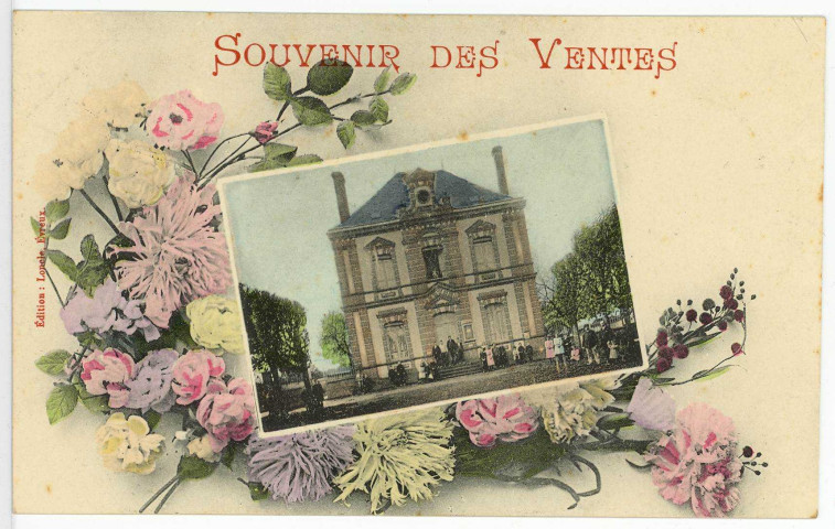 Ventes (Les). Carte souvenir.