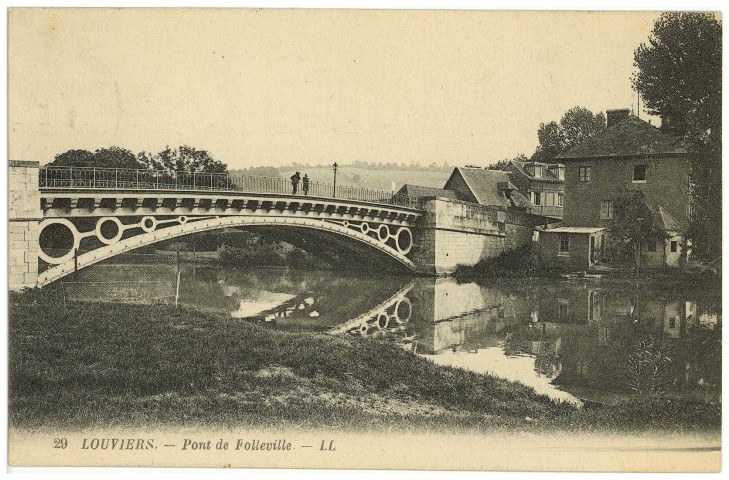 Louviers-Ville. Pont de Folleville.