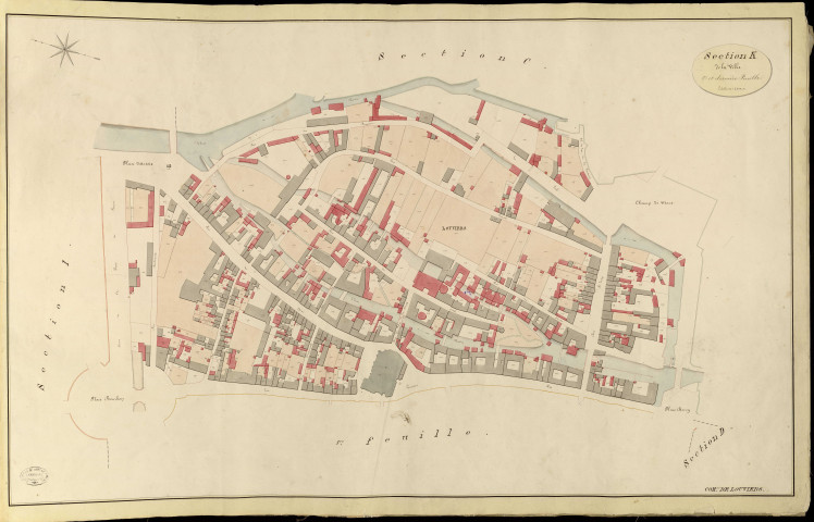 Louviers. Section K _ de la Ville _ 2e et dernière Feuille