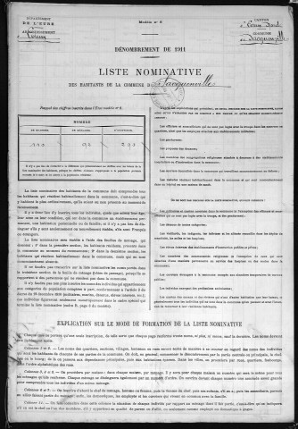 SACQUENVILLE 1911