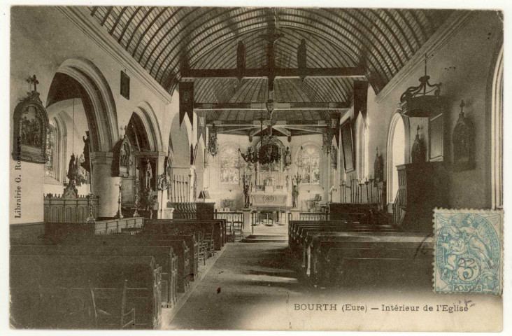 Bourth. Intérieur de l'église.