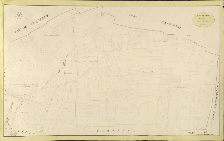 Cesseville. Section B _ du Virolet _ 4e de 5 Feuilles