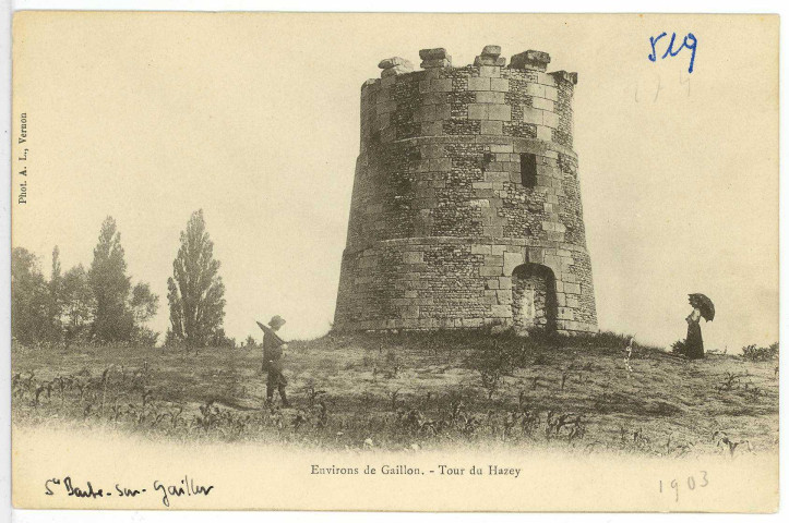 Sainte-Barbe-sur-Gaillon. Tour du Hazey.