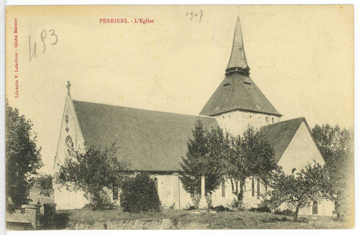 Perriers-sur-Andelle. L'Eglise.