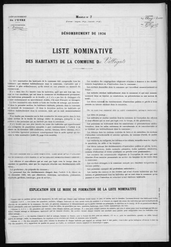 VILLEGATS 1936