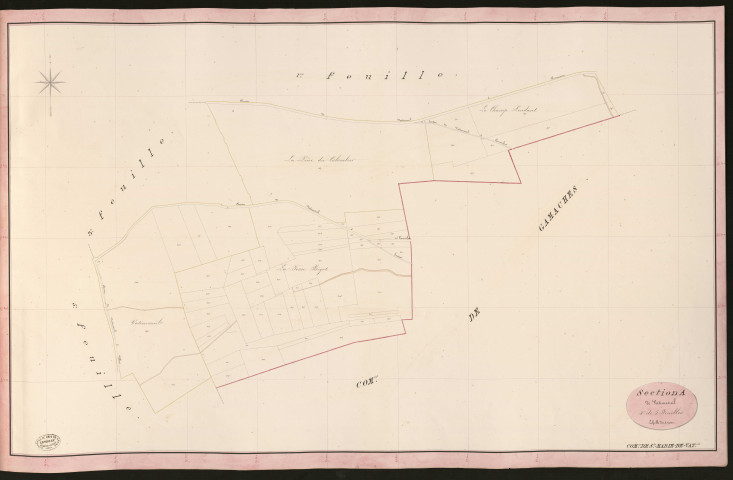 Sainte-Marie-de-Vatimesnil. Section A _ de Vatimesnil _ 4e de 5 Feuilles