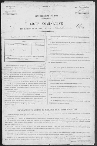 CROISILLE(LA) 1901