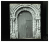 Église de Duranville (Eure), portail ouest.