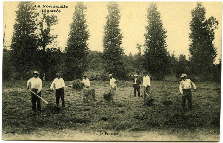 Divers. La Normandie illustrée. - La Fenaison.