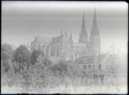 Vue d'ensemble de l'église Notre-Dame de Sées (Orne).