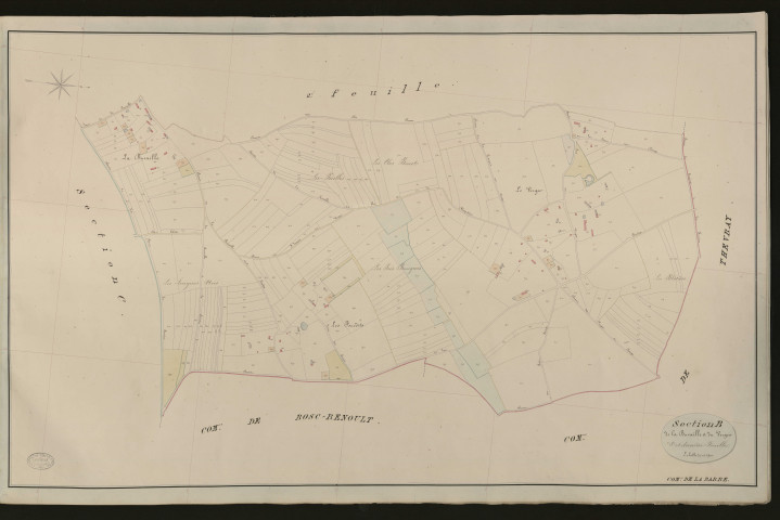 Barre-en-Ouche (La). Section B _ de la Bucaille et du Verger _ 3e et dernière Feuilles