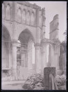 Ruines et vestiges de l'ancienne abbaye de Longpont (Aisne).