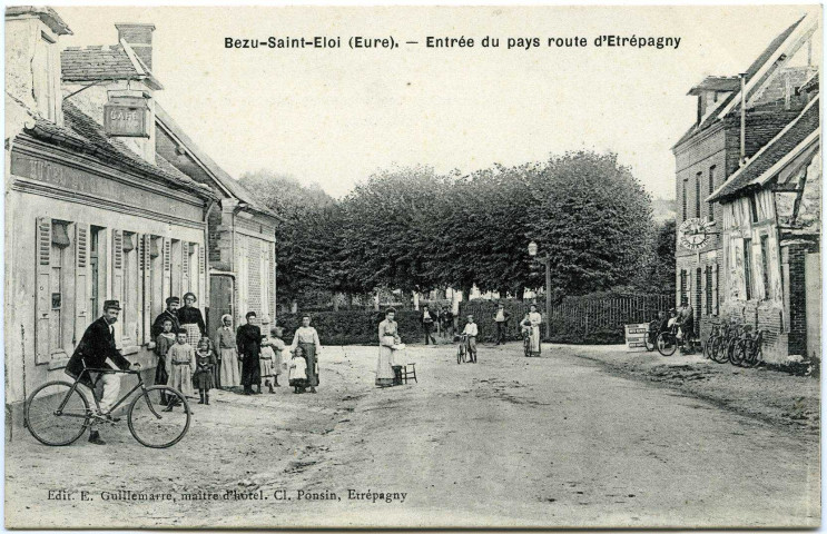 Bézu-Saint-Eloi. Entrée du pays, route d'Etrépagny.