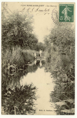 Fontaine-sous-Jouy. Les Sources.
