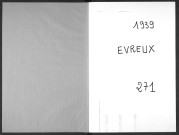 Subdivision Evreux. Répertoire alphabétique (1939)