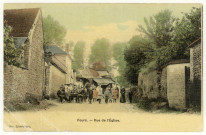 Fours-en-Vexin. Rue de l'Eglise.